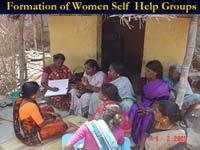 Formation of Woman self helping group